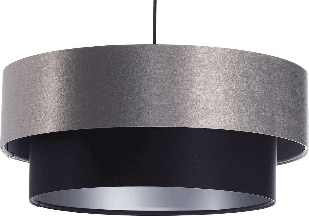 Lampa wisząca Lumes Szaro-czarna podwójna lampa wisząca - S414-Alfa