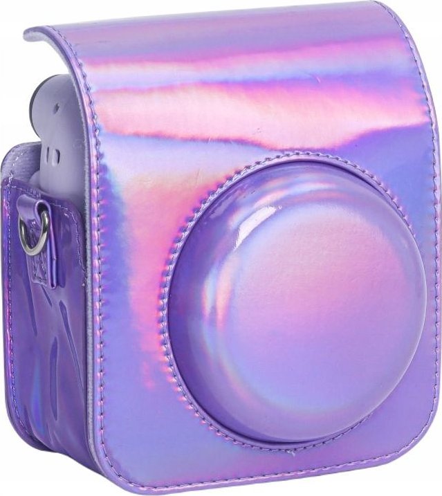 Pokrowiec LoveInstant Futerał Etui Pokrowiec Do Fujifilm Instax Mini 12 / Fioletowy Błysk