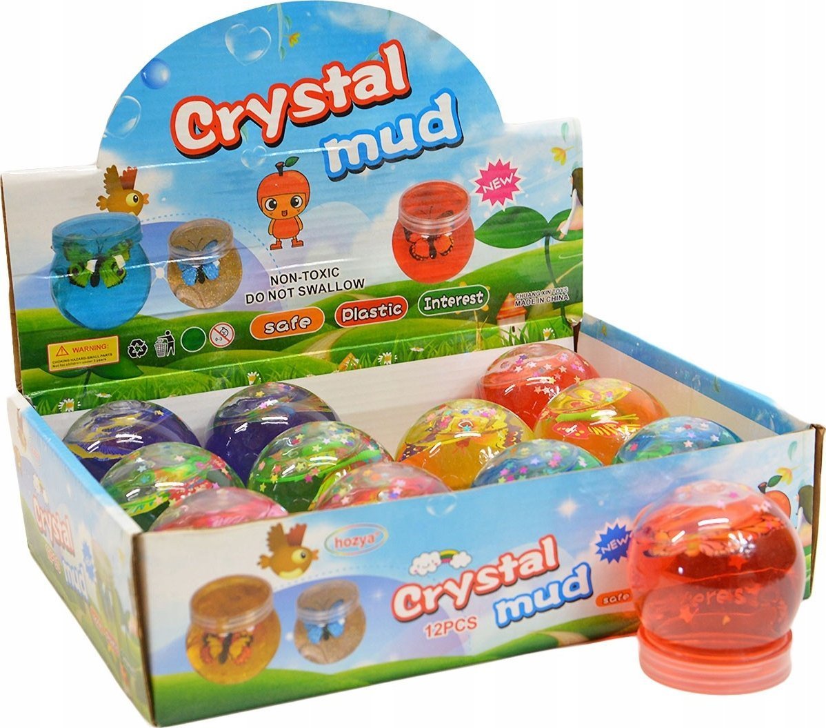 Bigtoys Slime z motylem 12szt/box BPLA4465 04465