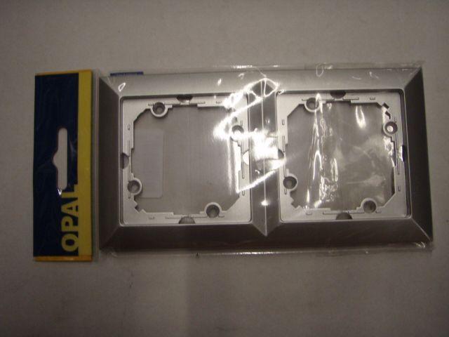 Abex Ramka 2-krotna opal/perła srebrna