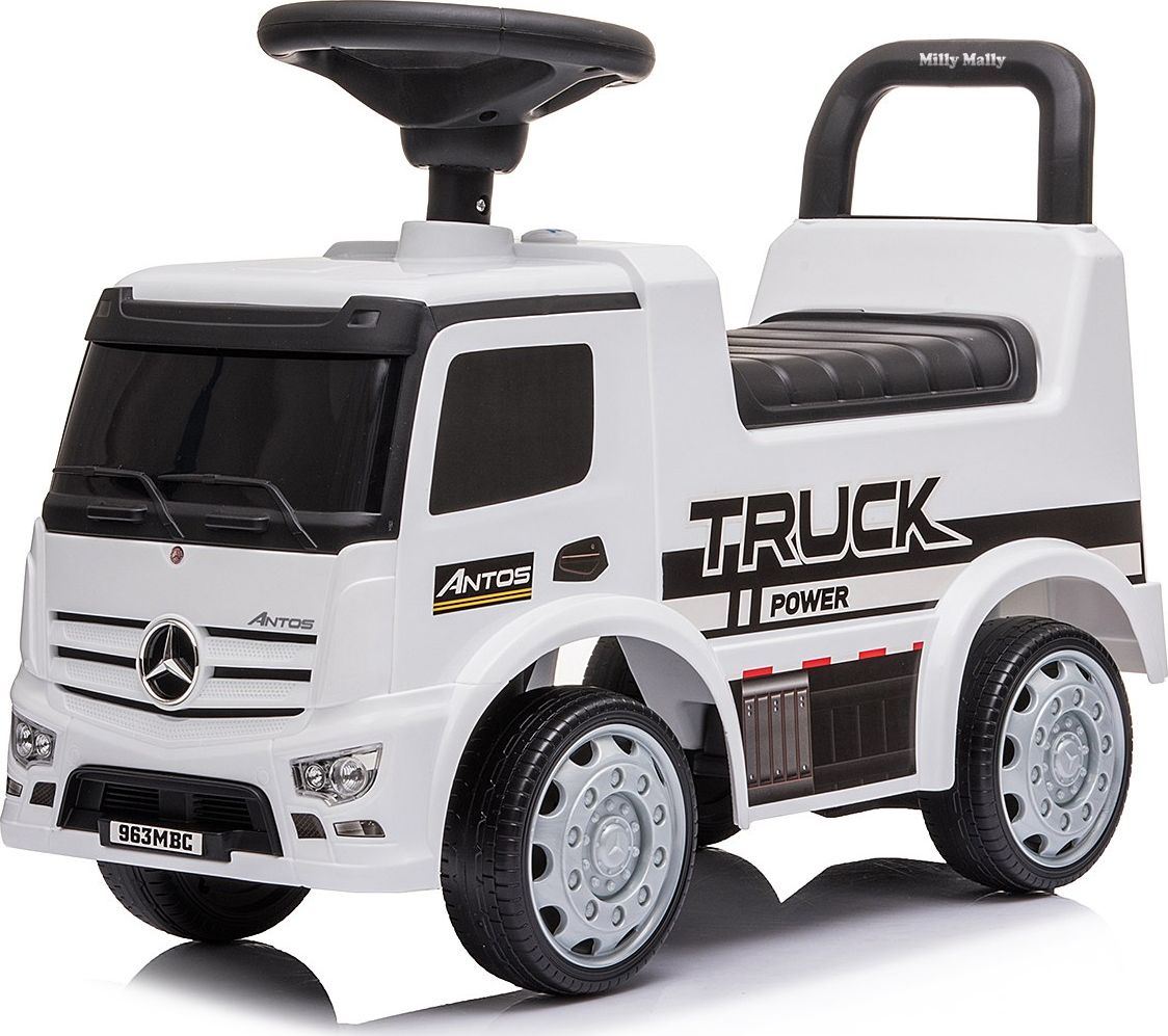 Milly Mally Jeździk Mercedes-Benz Antos Biały (3900)