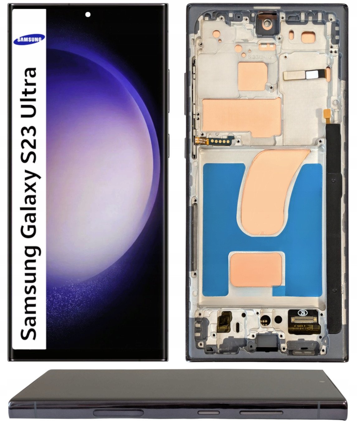 Wyświetlacz do Samsung Galaxy S23 Ultra Ekran LCD Incell Ramka SM-S918B (5904858381098)