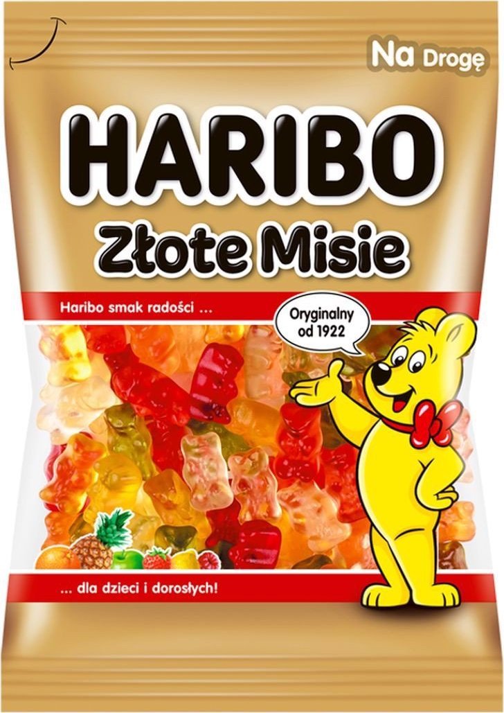 Haribo Haribo Złote Misie Żelki owocowe 100 g