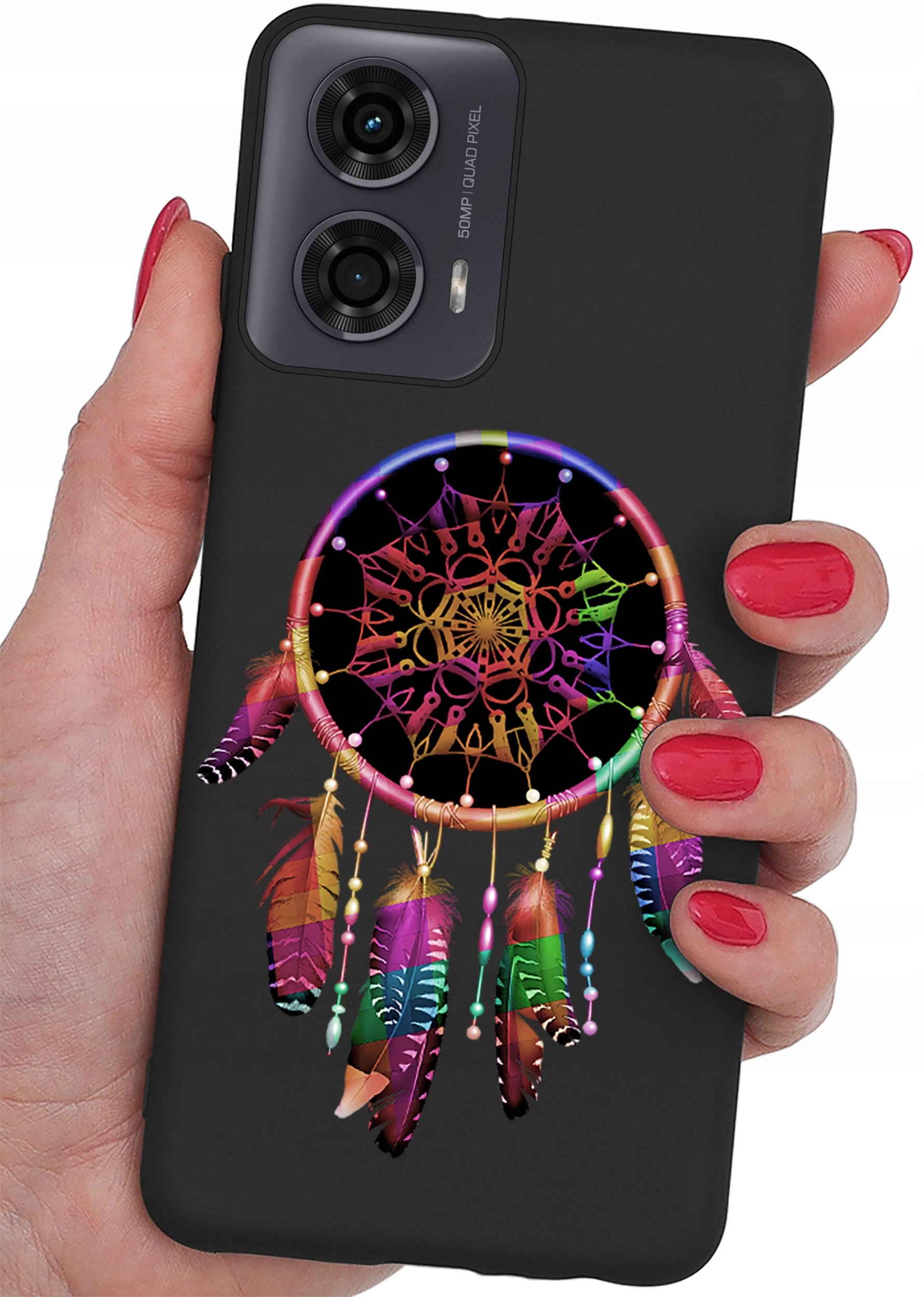 Etui do Motorola Moto G24 | G24 POWER | G04 CASE WZORY MATT PLECKI + SZKŁO