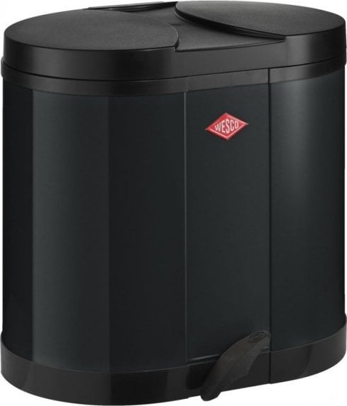 Kosz na śmieci Wesco Kosz na śmieci czarny 2x15l BETA Wesco