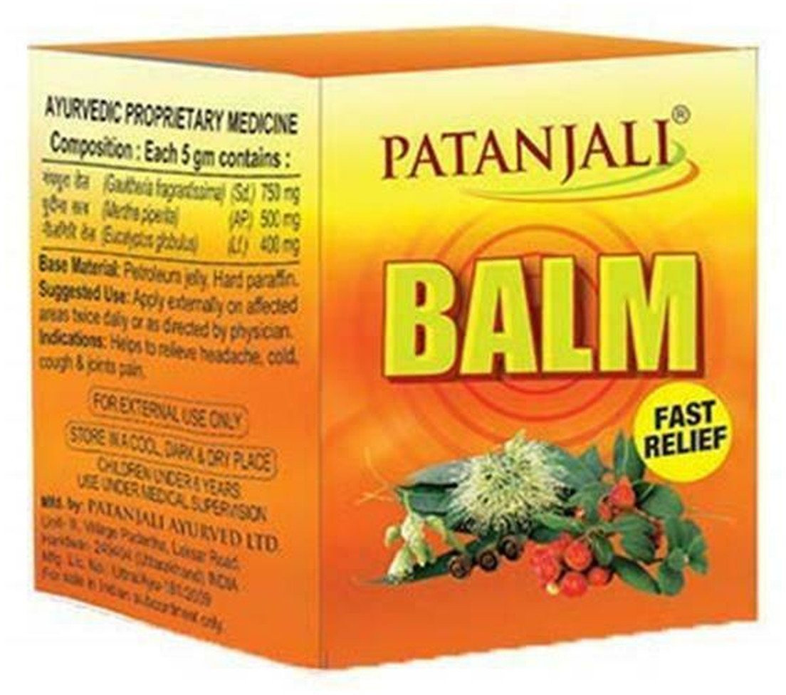 Patanjali Balm Maść na bóle głowy i przeziębienia 25g