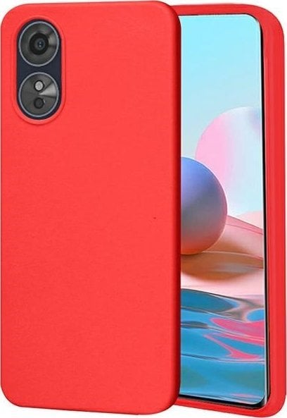 Beline Etui Candy Oppo A17 czerwony/red