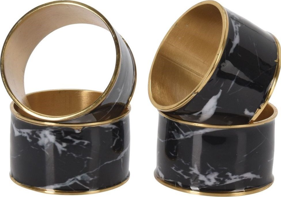 Vilde Obrączki na serwetki metalowe 4,5 cm 4 szt.