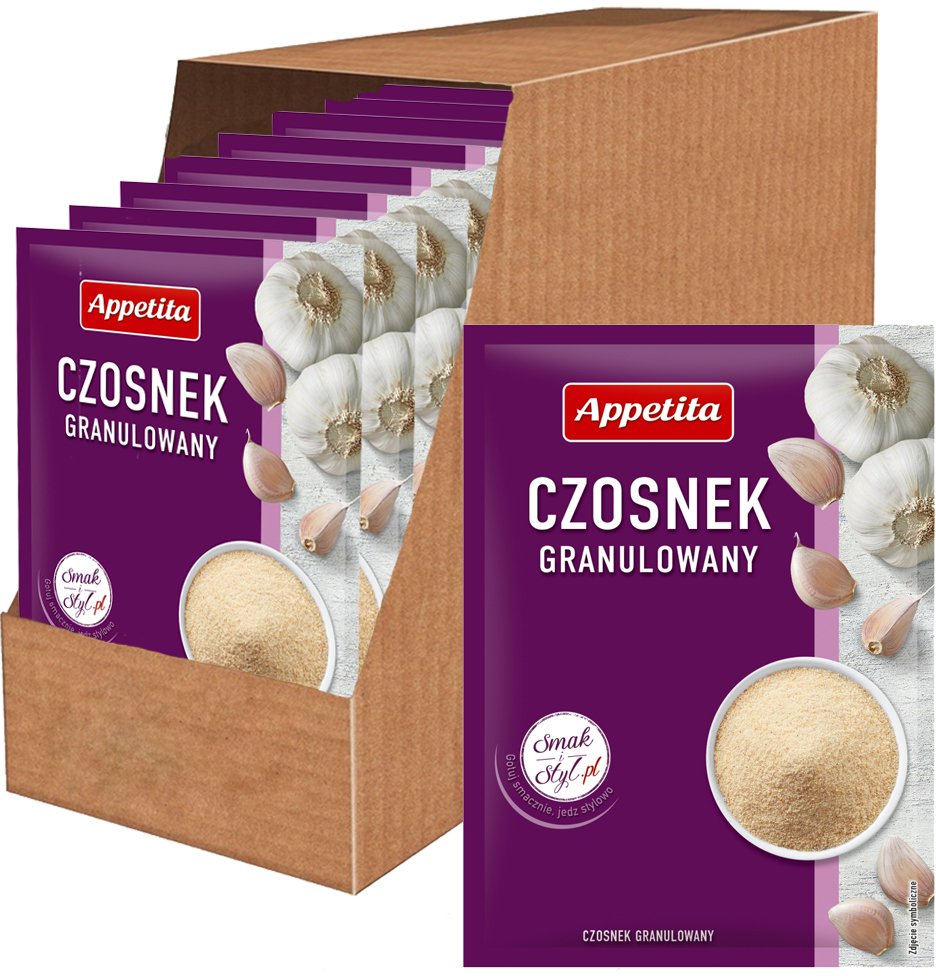 Appetita Czosnek granulowany 18 g x 25 sztuk