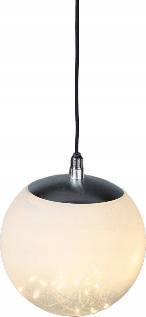 Home Styling Collection Ozdoba świelna, transparentna kula z LED, Ø 18 cm