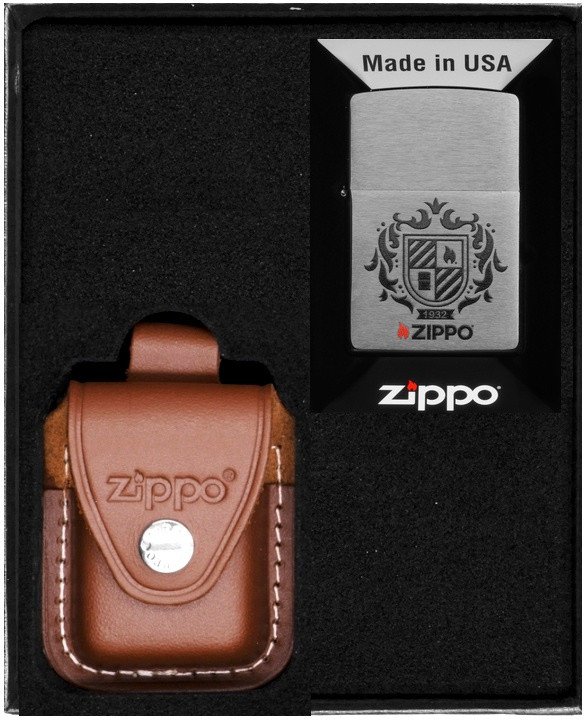 Zestaw ZIPPO Zapalniczka HERALDIC CREST DESIGN Prezentowy No4
