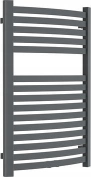 Towel dryer INVENA, 800 x 540 mm, steel, graphite color.