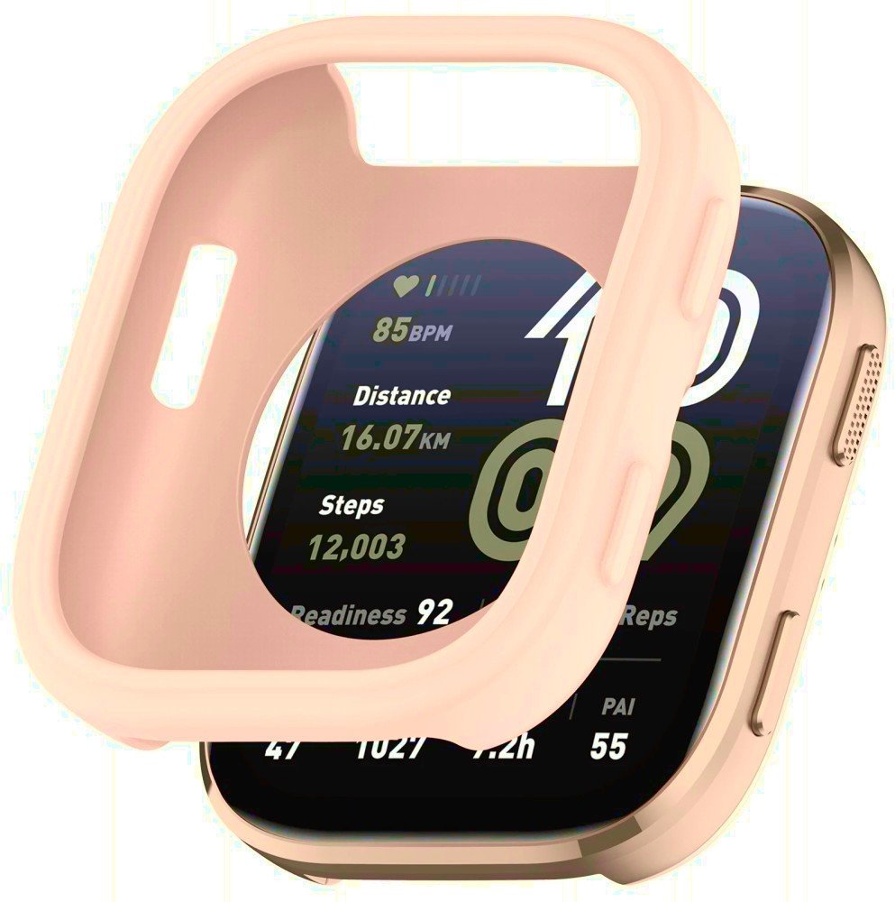 GUMOWE ETUI DO XIAOMI AMAZFIT BIP 6 RÓŻOWE