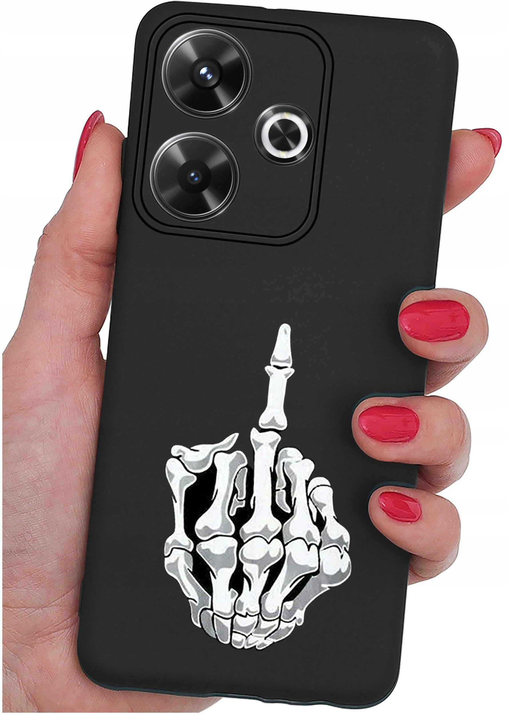 Etui do Xiaomi Redmi 13 4G WZORY |SILIKONOWE MATT CASE + SZKŁO 9H