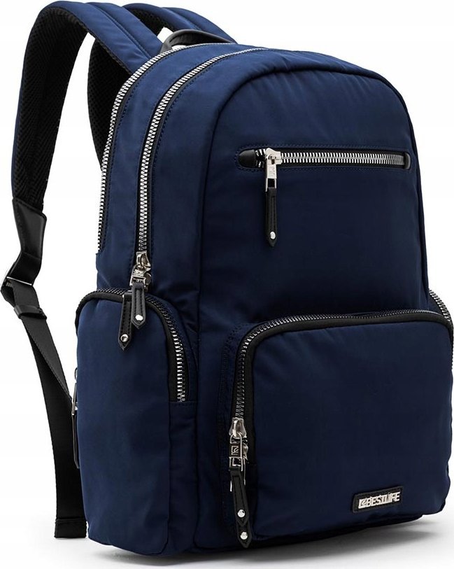 Plecak Bestlife Plecak na notebook 14,1", Jade, niebieski, poliester, Bestlife