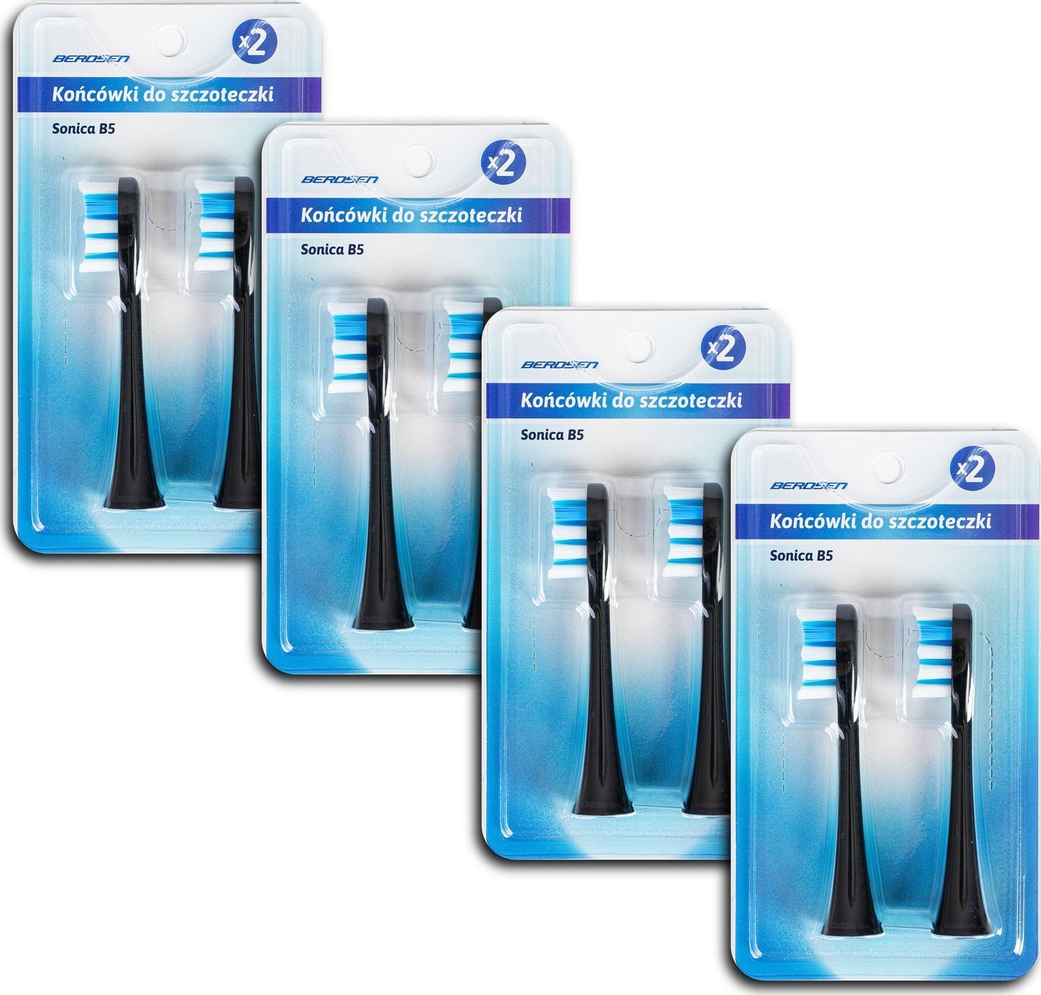 Końcówka Berdsen Końcówki do szczoteczki sonicznej B5 Berdsen 8 szt