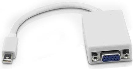 Adapter AV Sharkoon DisplayPort Mini - D-Sub (VGA) biały (4044951017379)