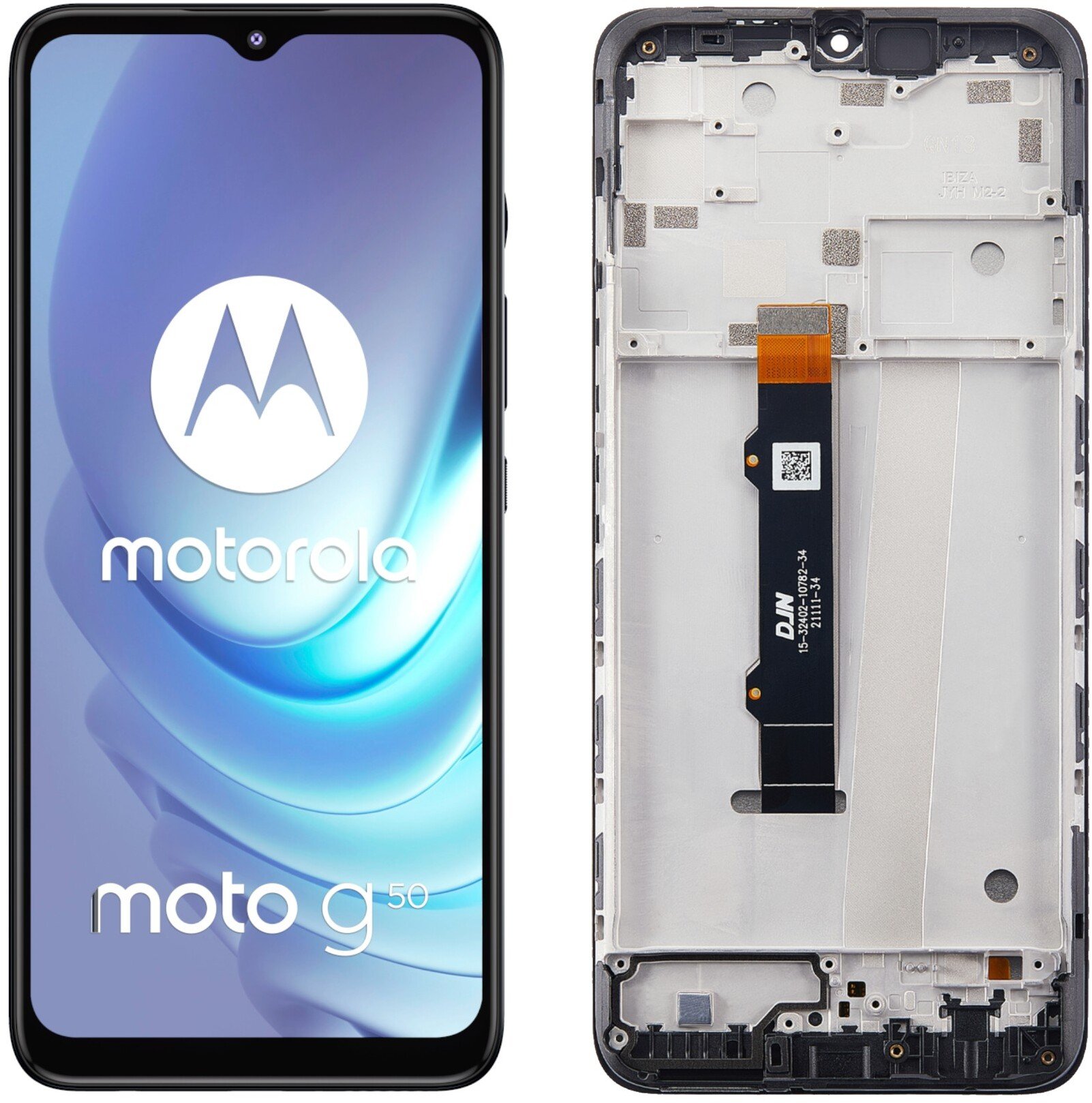 Wyświetlacz do Motorola Moto G50 LCD XT2137 Ekran Ramka