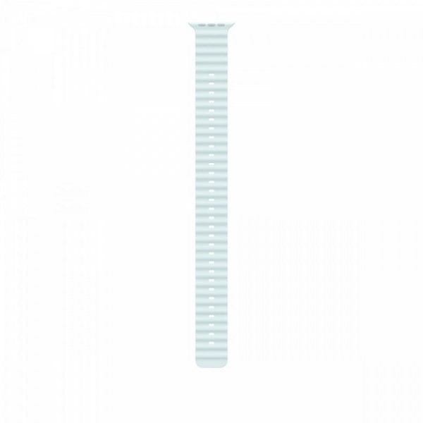 Apple MYP93ZM/A inteligentne akcesorium osobiste Band Niebieski Fluoroelastomer, Tytan