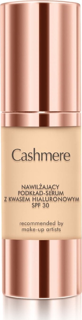 DAX CASHMERE DD Nawilżający podkład - serum z kwasem hialuronowym SPF 30 02 Beige