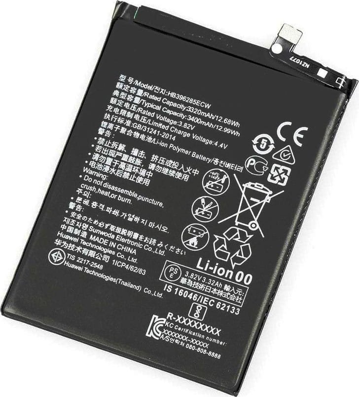 Bateria OEM Bateria do Huawei HB396285ECW P20 Honor 10 3400mAh