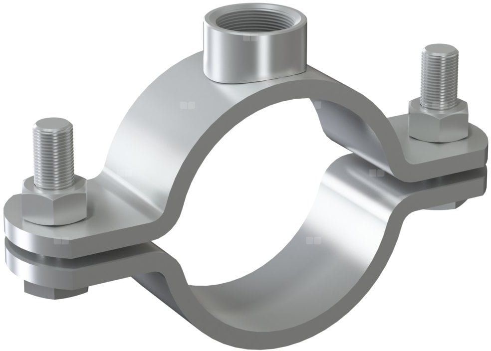 Obejma masywna punktu stałego PST 110 z przyłączem 3/4 (108-115)