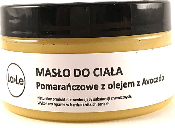La-le Masło do ciała - pomarańczowe z olejem z avocado, 100 ml