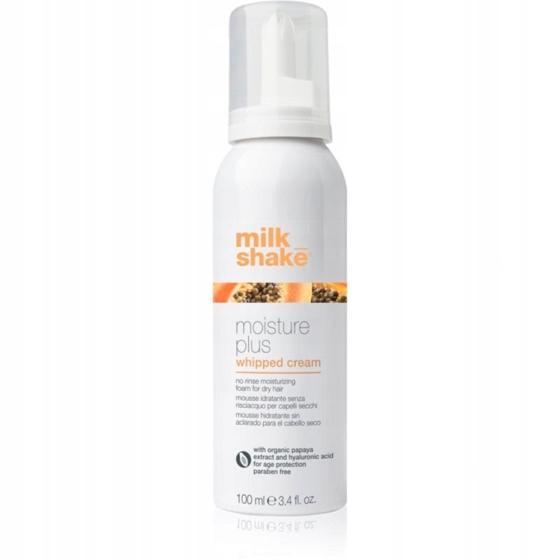 Milk Shake, Whipped Cream, Milk Proteins, Hair Leave-In Foam Conditioner, For Hydration, 100 ml For Women