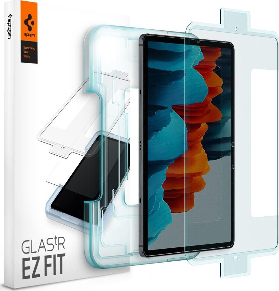 Spigen Szkło Hartowane Spigen Glas.Tr Ez Fit Galaxy Tab S7 11.0 T870/T875+zestaw instalacyjny
