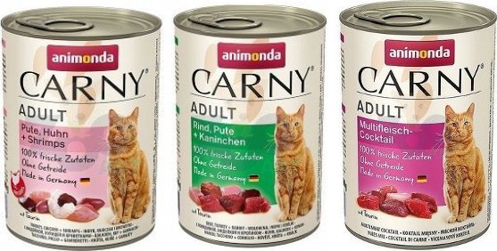 Animonda ANIMONDA Cat Carny Adult Mix smaków I 12 x 400g
