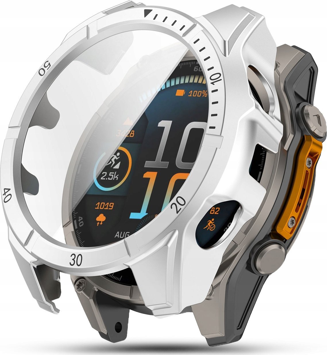 ETUI OCHRONNE 2w1 SZKŁO HARTOWANE do Garmin Fenix 8 - 47mm OCHRONA KOPERTY