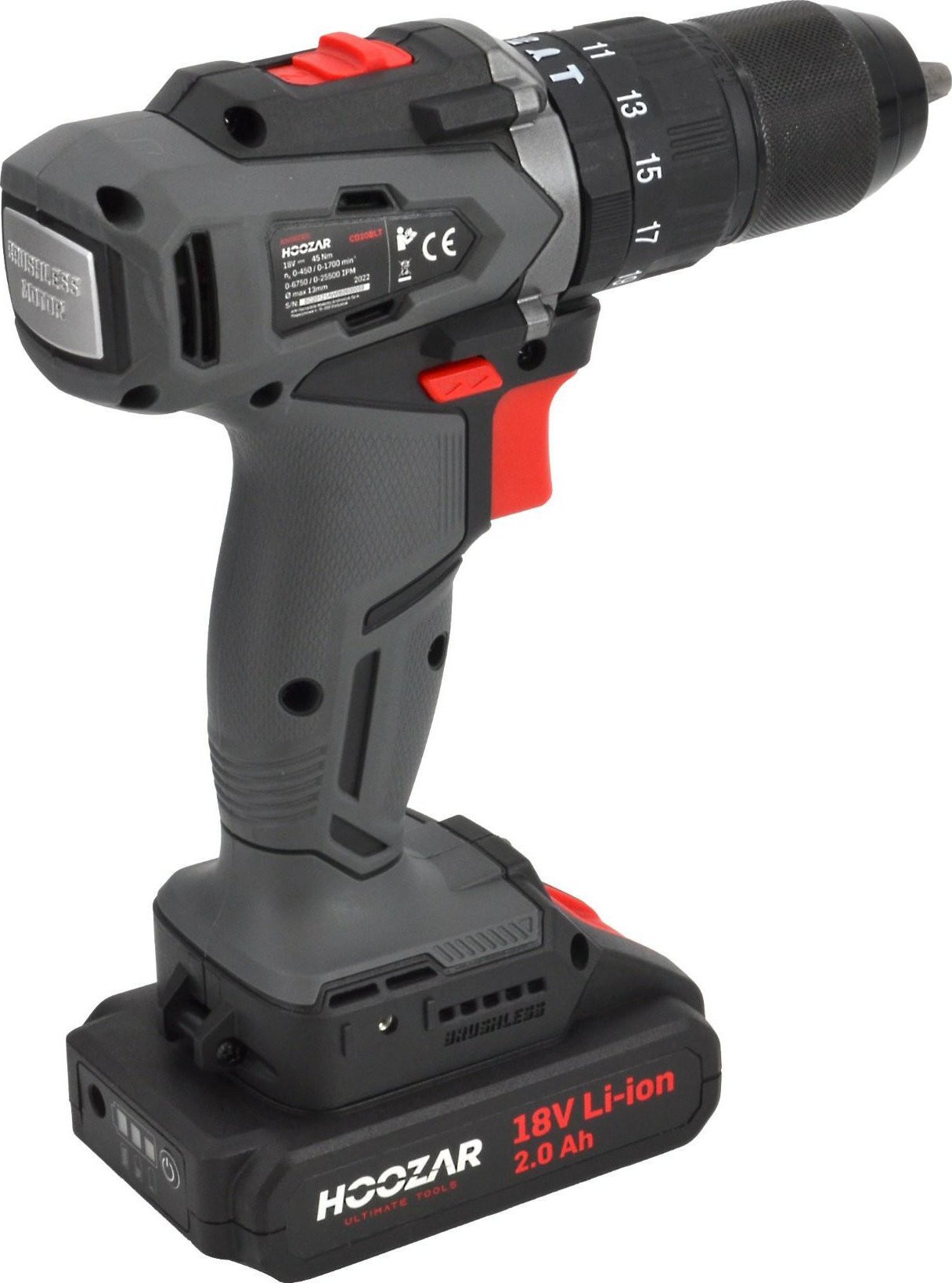 Wiertarka Sourcing HOOZAR SCREWDRIVER 18V 2x2.0Ah 45 Nm CD20BL