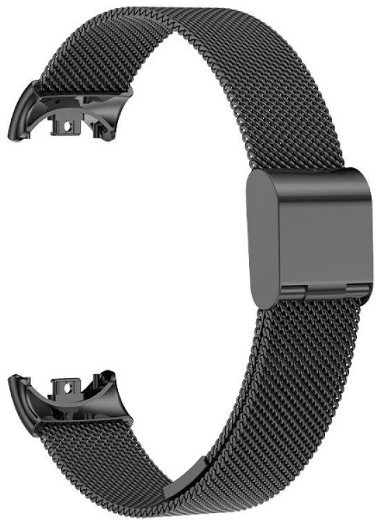 STALOWA BRANSOLETA DO XIAOMI MI BAND 8 / MI BAND 9 / 10 CZARNA