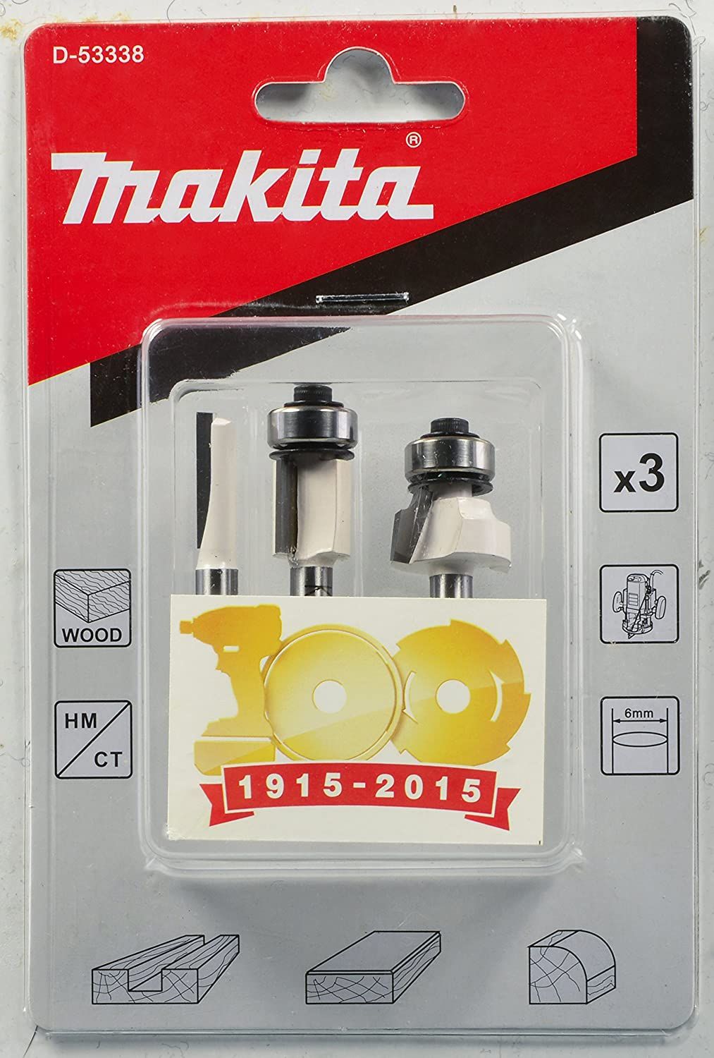 Makita Makita cutter set 3pcs D-53338