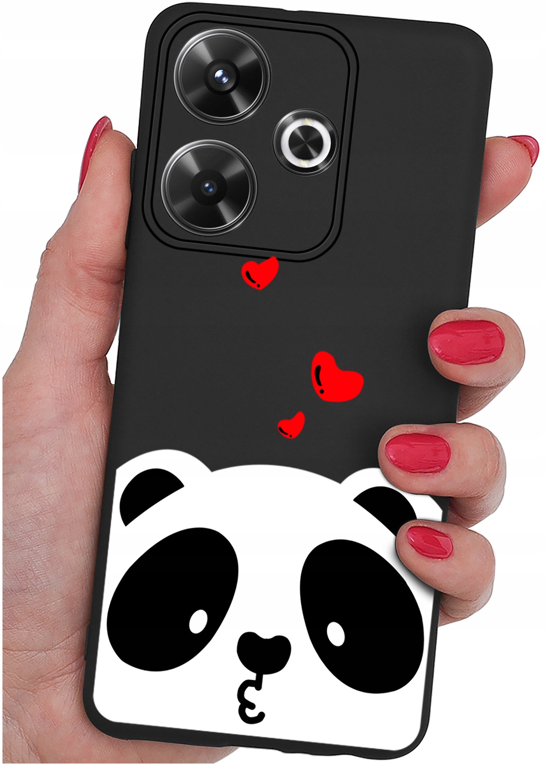 Etui do Xiaomi Redmi 13 4G WZORY |SILIKONOWE MATT CASE + SZKŁO 9H