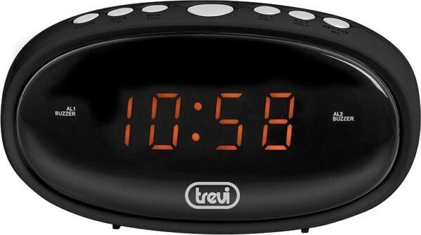 Trevi Zegar-budzik Trevi EC880 black