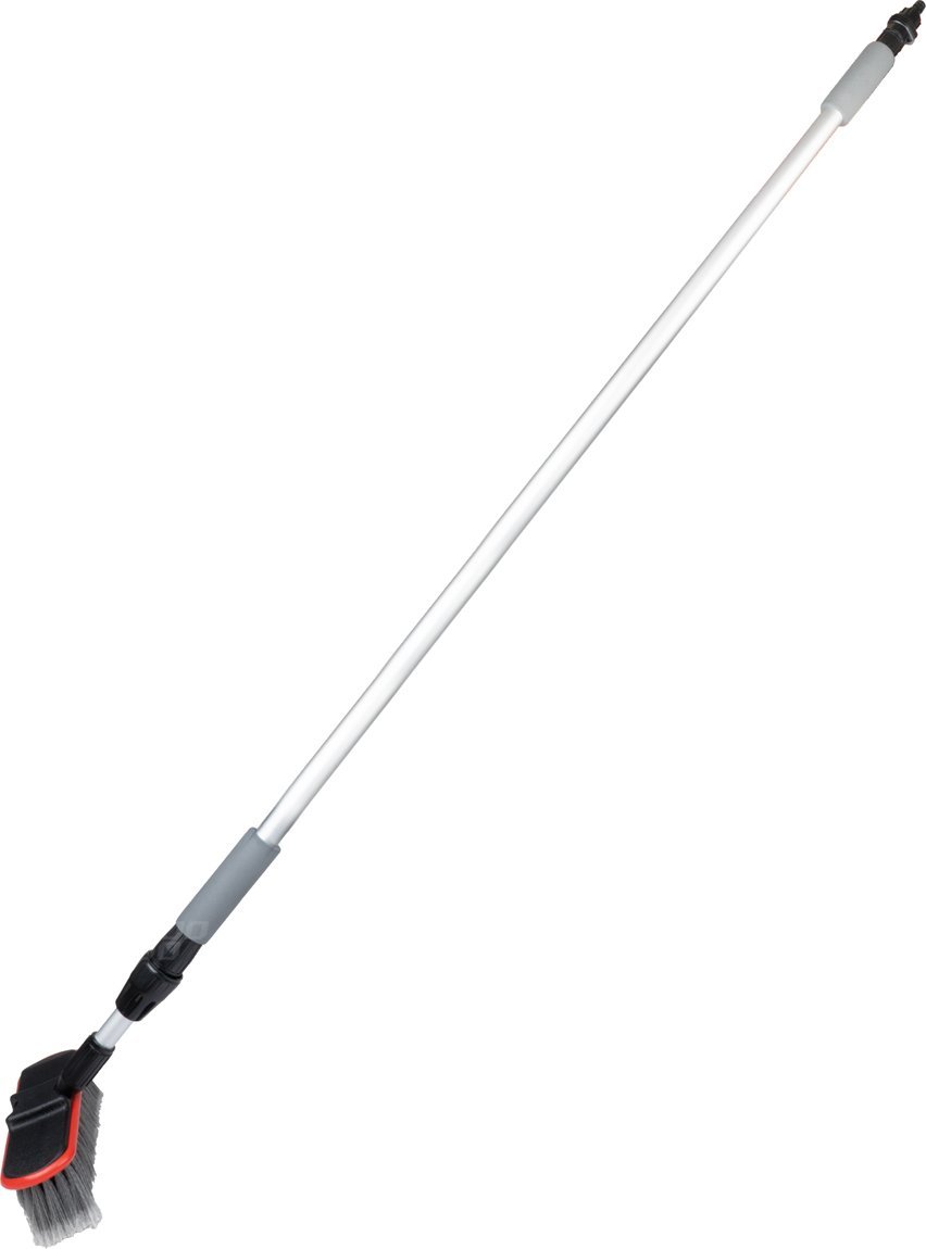 AMiO Szczotka teleskopowa przepływowa do mycia samochodu auta 141-240 cm amio-03951