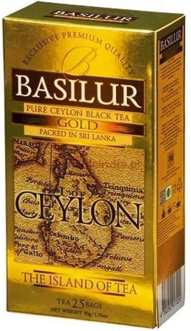 Basilur Herbata Gold w saszetkach 25x2g