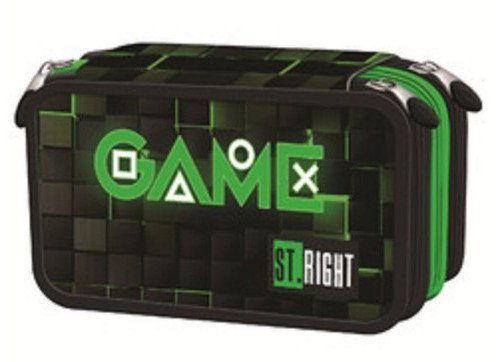 Piórnik z wyposażeniem St. Majewski potrójny z pełnym wyposażeniem Green Game