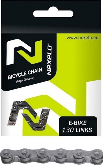 Nexelo Łańcuch NEXELO S512eRB 1-speed 130 ogniw E-bike, srebrny