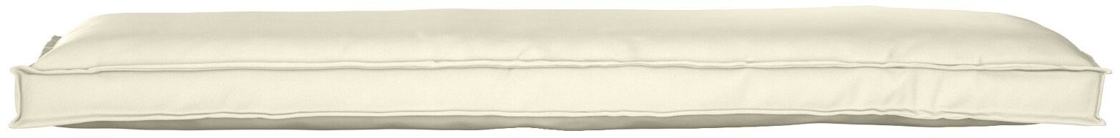 vidaXL Poduszka na zewnątrz Kremowa Poliester 40 cm x 150 cm x 7 cm