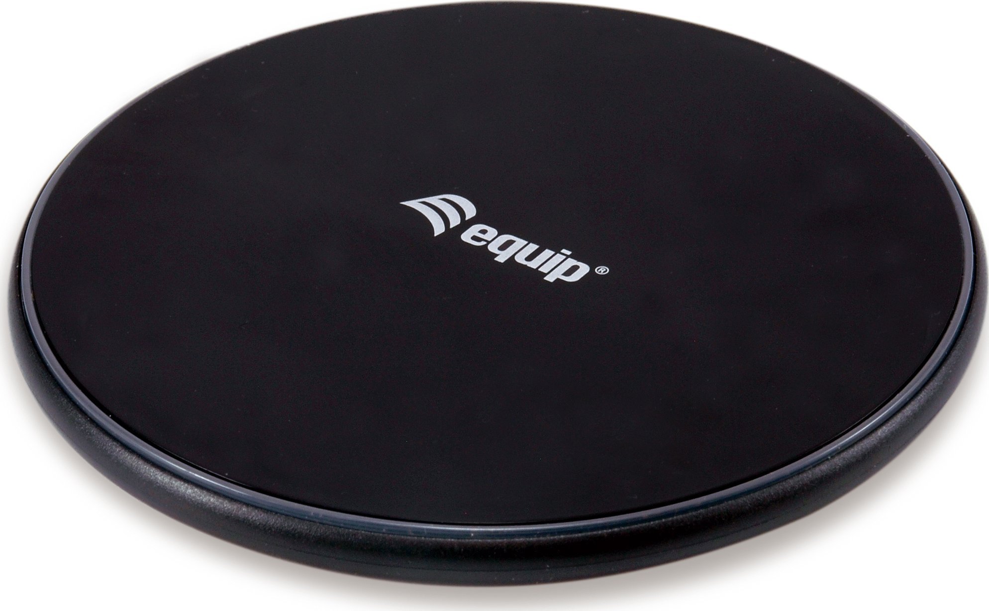 Ładowarka Equip Equip Kabelloses Ladegerät 10W Qi WirelessCharger schwarz