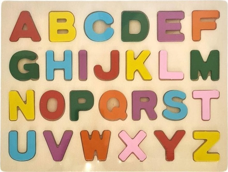 Teka Alfabet drewniany Duże litery