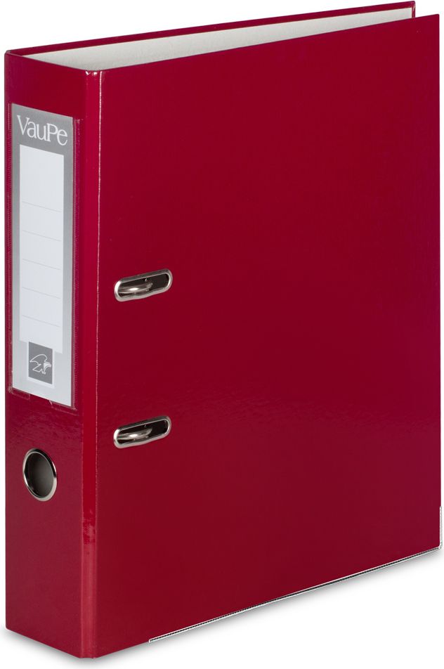 Segregator VauPe FCK dźwigniowy A4 75mm bordowy (061/18)