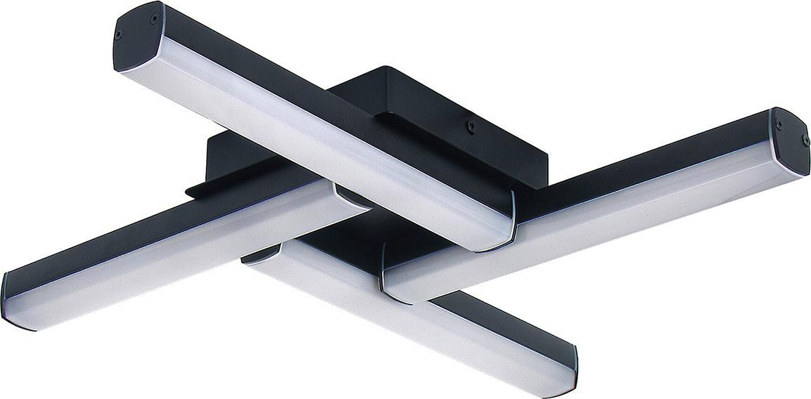 Lampa sufitowa Rabalux Nowoczesna lampa sufitowa Evan LED 18W 4000K do łazienki czarna