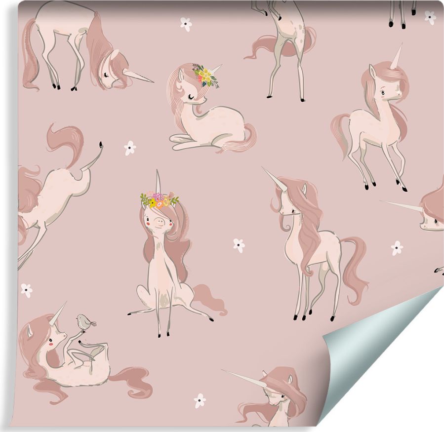 Muralo Tapeta Dla Dzieci - Urocze Jednorożce
