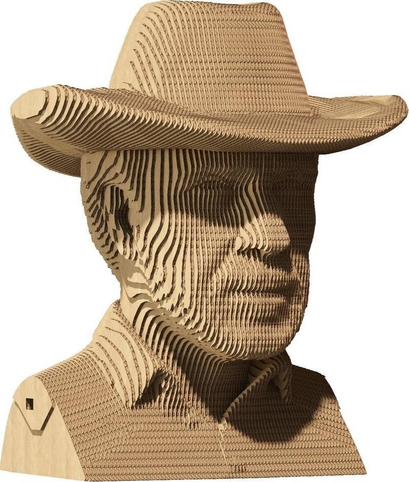 Puzzle 3D kartonowe - Chuck Norris