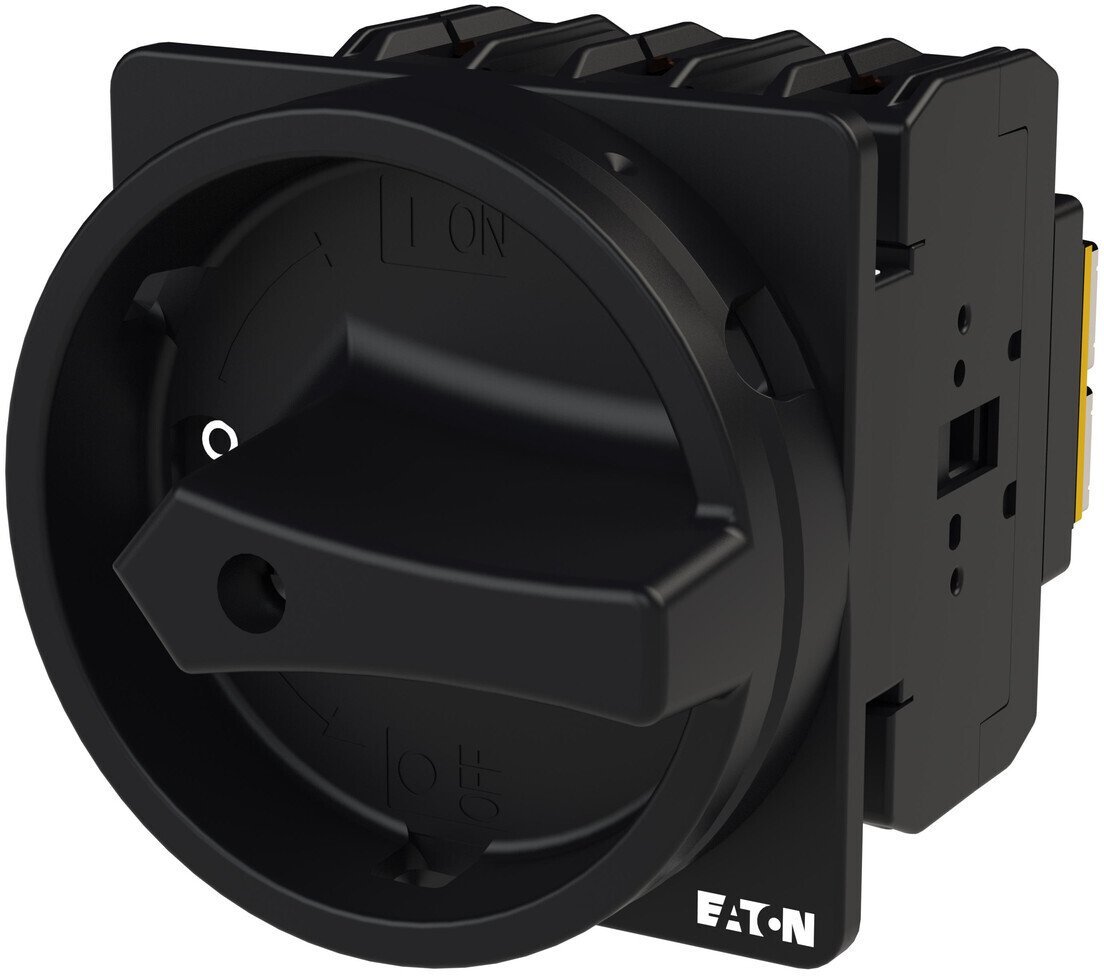 Rozłącznik główny, 3 bieg., 80 A, montaż natablicowy, pokrętło czarne z blokadą na kłódkę P3-80/EA/SVB-SW EP-400929