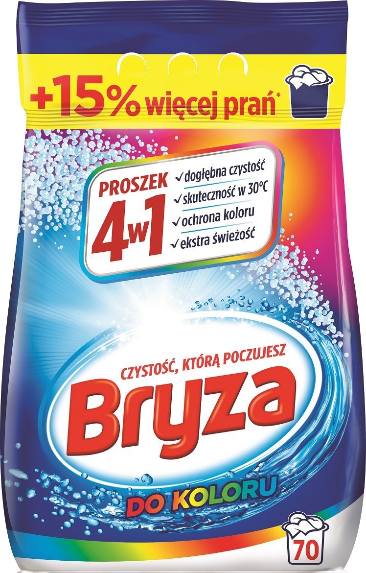 Bryza Proszek do prania ubrań kolorowych 4w1 4,55 kg