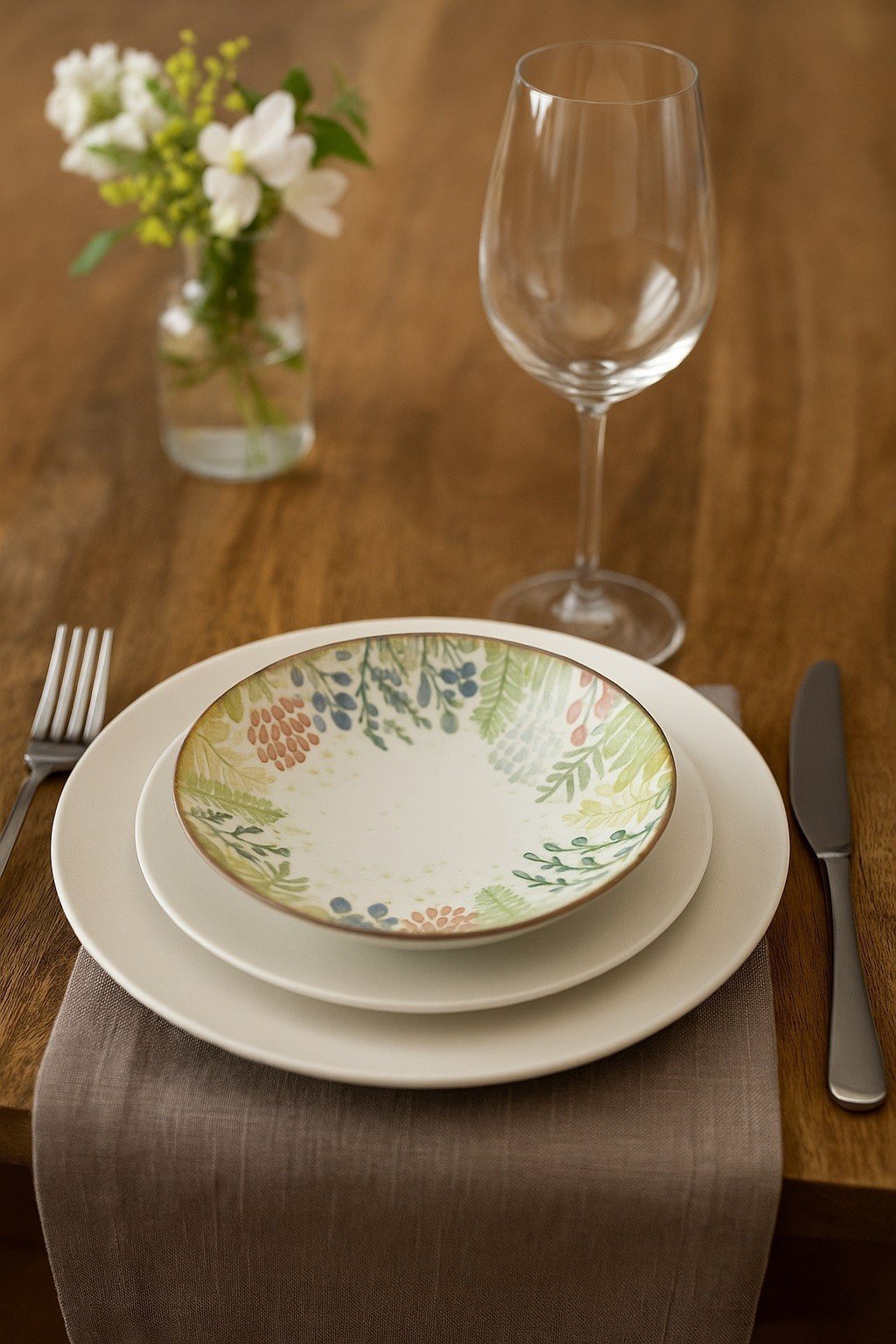 Talerz głęboki 22 cm Daisy Watercolor 9144